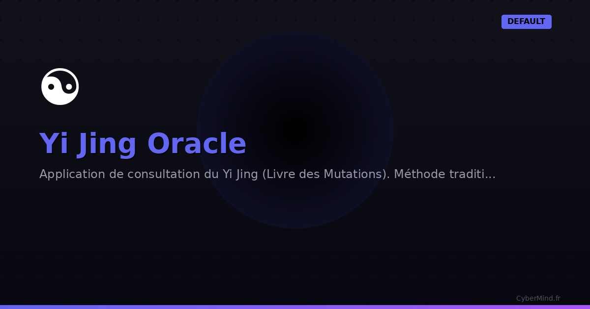 Yi Jing Oracle